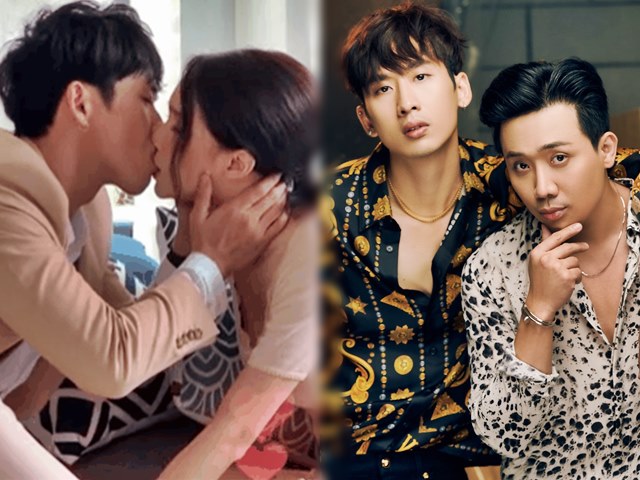 Phim - "Con trai" Trấn Thành lộ cảnh hôn đắm đuối hoa hậu gây sốt