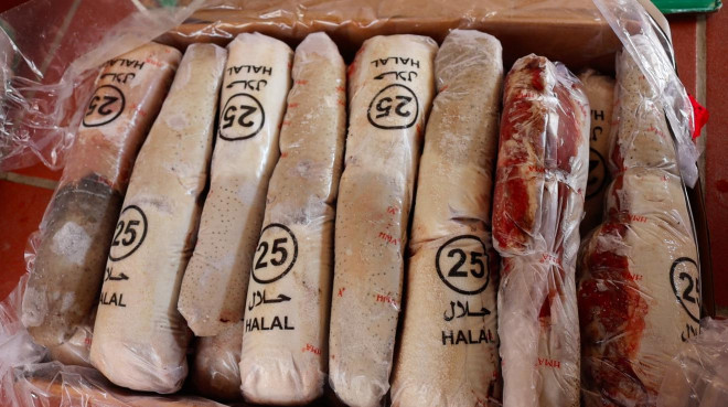 Cận cảnh 14 tấn lưỡi bò không đảm bảo ATTP, gây hại sức khỏe con người và môi trường.