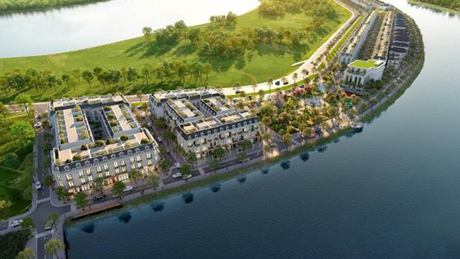 Các khu đô thị đón đầu quy hoạch mở rộng thành phố là “tâm điểm” đầu tư của dòng tiền kiều hối. Ảnh: KĐT Nidco Thịnh Lợi – Vinh Park River