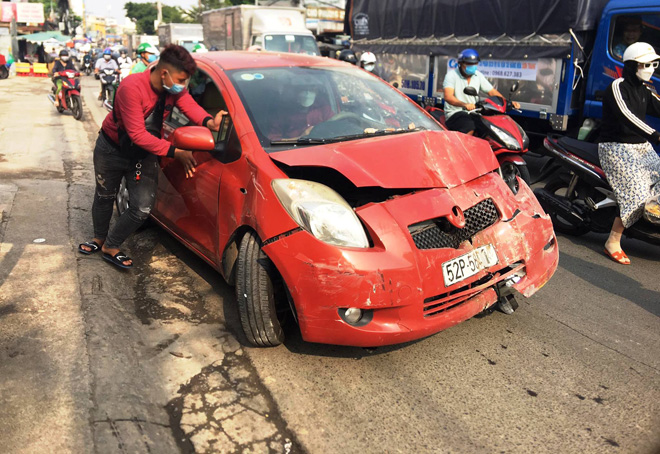 Phương tiện bị hư hỏng sau tai nạn