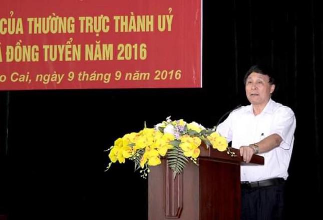 Ông Nguyễn Quang Huy khi còn đương chức - Ảnh: Báo Lào Cai