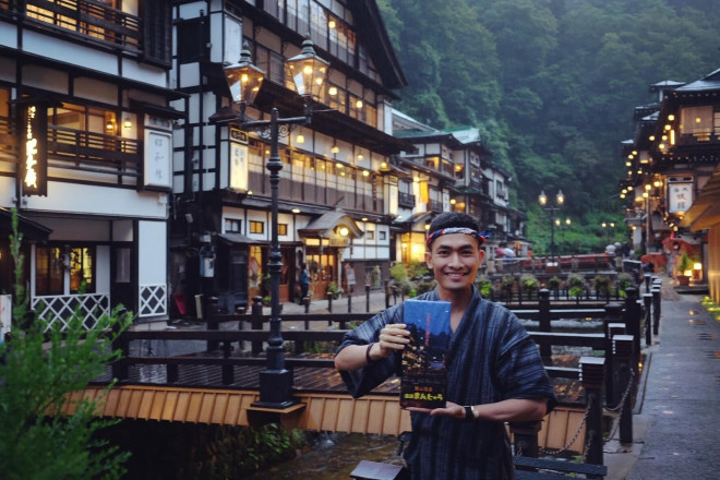 Suối nước nóng Ginzan Onsen đẹp mê hoặc trong ngày mưa - 6