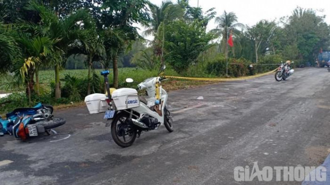 Hiện trường vụ tai nạn. Ảnh: Gia Minh