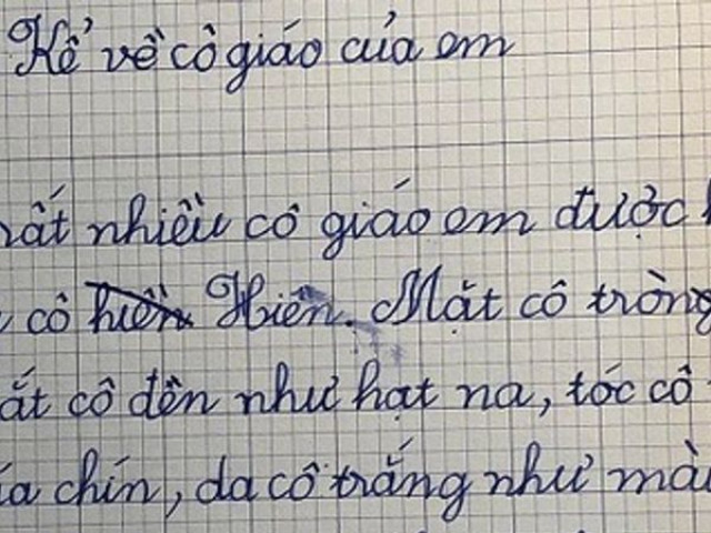 Giáo dục - du học - Học sinh miêu tả cô giáo chân thật đến "kỳ dị" khiến cộng đồng mạng cười té ghế