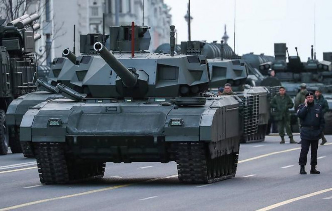 Xe tăng T-14 Armata. Ảnh: Anton Novoderzhkin/TASS