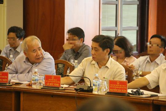 Ông Đào Công Thiên (trái) và ông Lê Đức Vinh cựu lãnh đạo UBND tỉnh Khánh Hòa