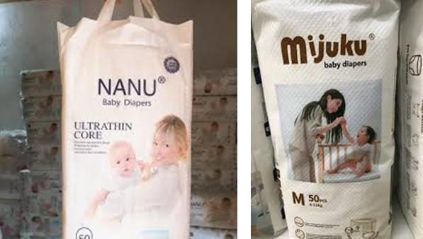 Bỉm Quảng Châu, Phúc Kiến "đội lốt" bỉm Nhật, bỉm Châu Âu đánh lừa người tiêu dùng về nguồn gốc, chất lượng