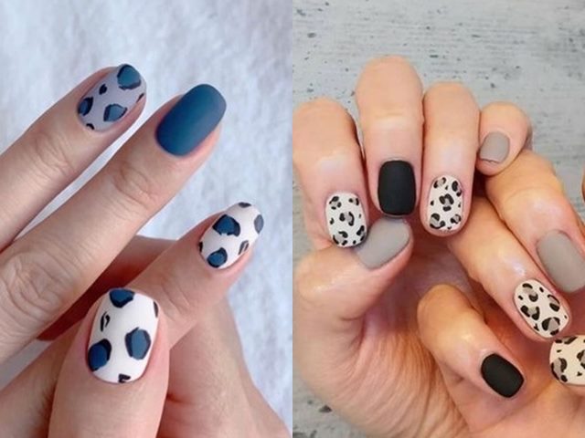 Làm đẹp - Nail da báo hợp mốt cho nàng thêm xinh