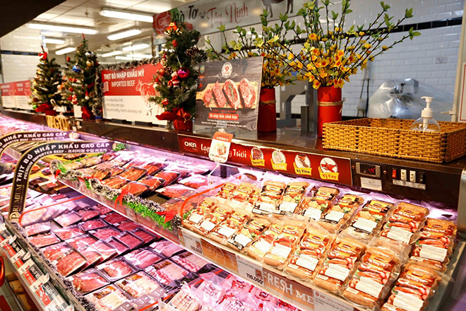 Các mặt hàng thực phẩm tươi sống đảm bảo tiêu chuẩn chất lượng VietGAP, GlobalGAP và Organic