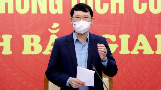 Chủ tịch UBND tỉnh Bắc Giang Lê Ánh Dương kết luận hội nghị. Ảnh BCP.