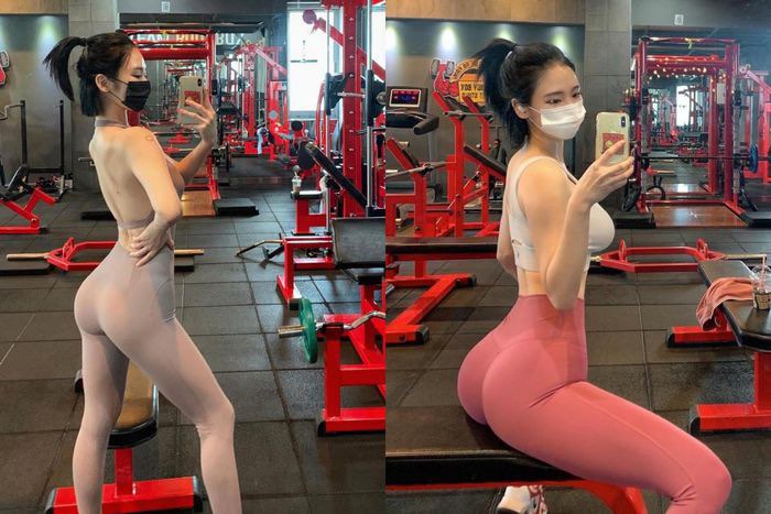 "Hot girl phòng gym" Hàn Quốc gây sốt với đồ tập ôm sát thân đang là "hot trend" - 5
