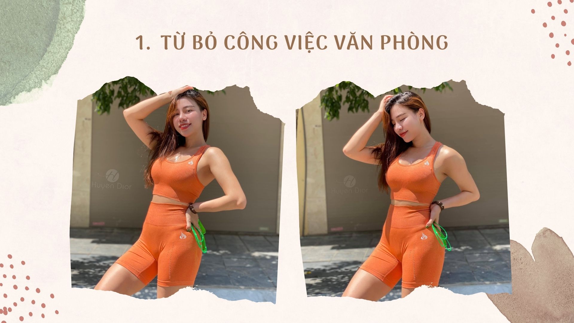 &#34;Người đẹp công sở&#34; Hà Nội hé lộ bí mật về việc tập gym tăng vòng 1 - 2