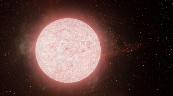Ngôi sao khổng lồ đỏ 2020tfl trước khi hóa siêu tân tinh - Ảnh: W. M. Keck Observatory/Adam Makarenko