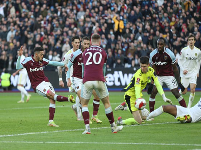 Bóng đá - Trực tiếp bóng đá West Ham - Leeds: Bowen ấn định tỉ số (FA Cup) (Hết giờ)