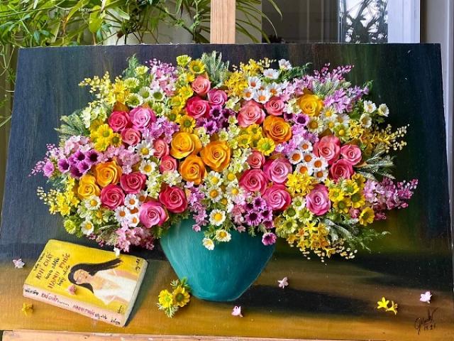 Thị trường - Tiêu dùng - 8x Sài thành bỏ việc văn phòng về “nặn đất” thành tranh, bán cả triệu đồng/bức