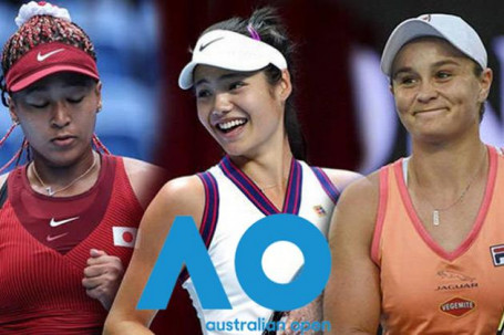 Lịch thi đấu đơn nữ tennis giải Australian Open 2022 mới nhất
