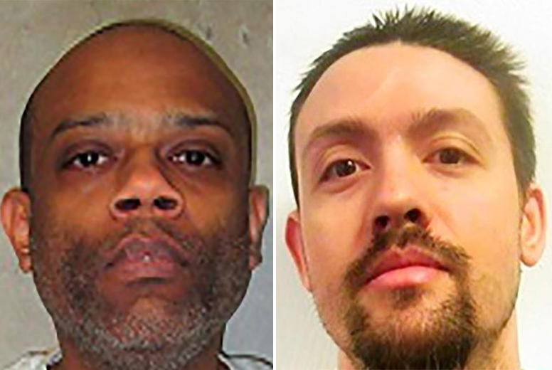 2 tử tù Donald Grant (trái) và Gilbert Postelle. Ảnh: AP
