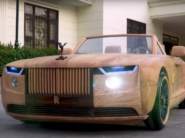 Ô tô - Rolls-Royce Boat Tail bằng gỗ độc đáo của thợ Việt