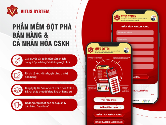 Vitus System trở thành một trong những phần mềm bán hàng được sử dụng rộng rãi&nbsp;hàng đầu Việt Nam