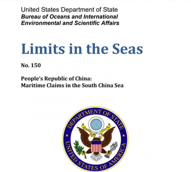 Báo cáo&nbsp;&nbsp;“Limits in the Seas” (Giới hạn trên các vùng biển) của Mỹ.