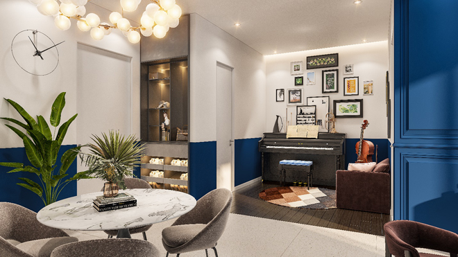 Tùy biến công năng căn hộ. Ảnh minh họa