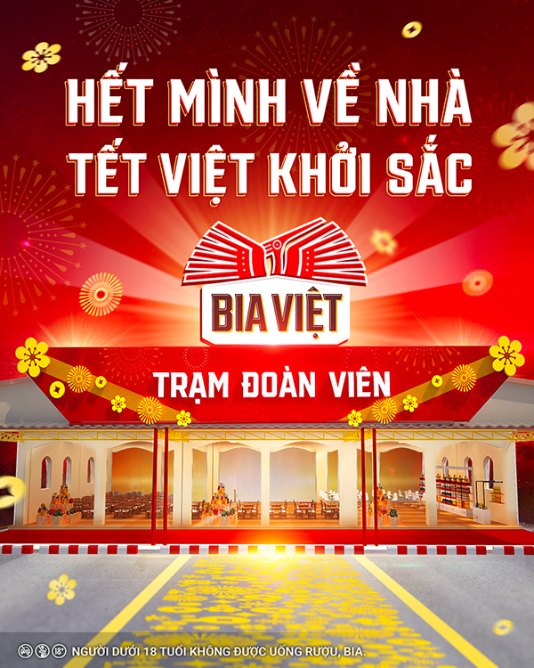 Bia Việt khởi động sáng kiến chuỗi Trạm Đoàn Viên nhằm hỗ trợ người Việt về nhà đón Tết Nhâm Dần 2022