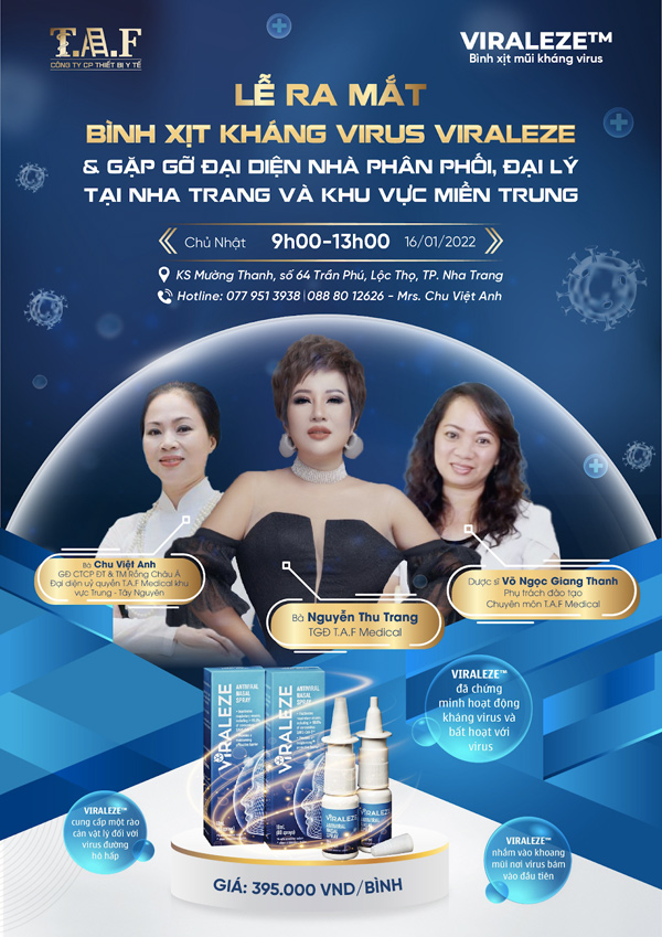 Chương trình chào Xuân 2022: Bình xịt mũi Viraleze giá mới cực ưu đãi - 2