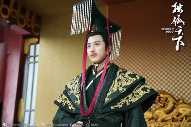 Hình tượng hoàng đế Vũ Văn Ung trong phim truyền hình Trung Quốc.