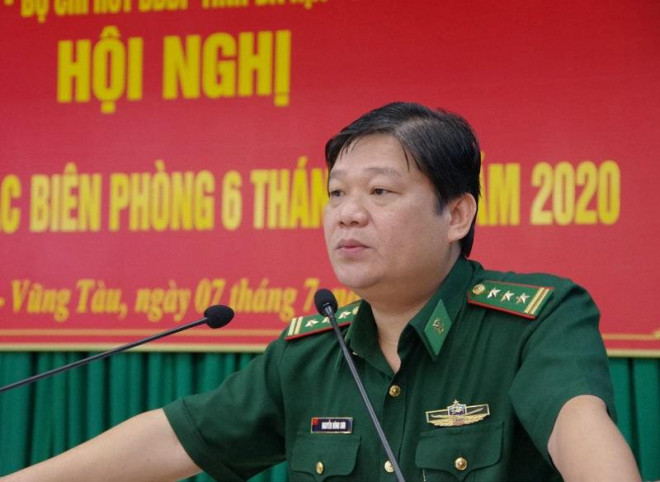 Thượng tá Nguyễn Hùng Sơn, Chỉ huy trưởng Bộ đội Biên phòng tỉnh Bà Rịa - Vũng Tàu bị kỷ luật bằng hình thức cảnh cáo. Ảnh: Báo TNMT