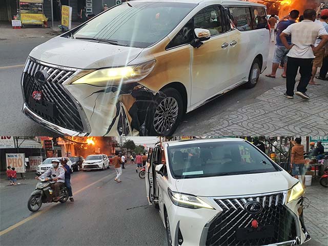 Tin tức ô tô - TP.HCM: Lexus LM 300h mới "đập hộp" giá hơn 8 tỷ đồng bị cháy xém