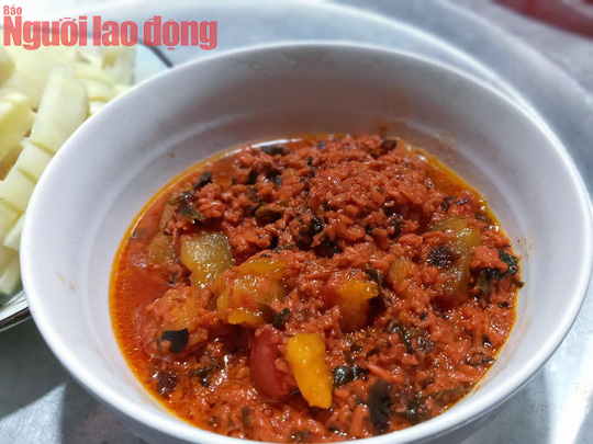 Thành phẩm món mắm ruộng