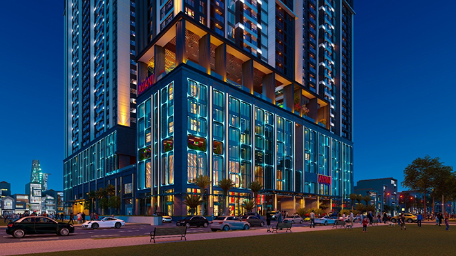 Những căn hộ cao cấp với an ninh đa lớp luôn là sự lựa chọn của giới siêu giàu. Ảnh phối cảnh dự án The Grand Manhattan