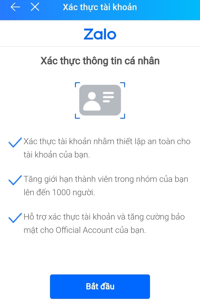 Cách xác thực tài khoản Zalo, tăng độ an toàn trên mạng - 4