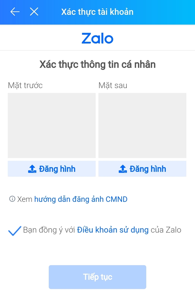 Cách xác thực tài khoản Zalo, tăng độ an toàn trên mạng - 3