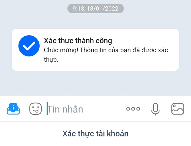 Cách xác thực tài khoản Zalo, tăng độ an toàn trên mạng - 5