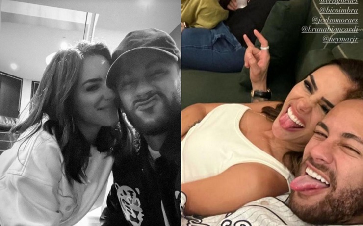 Neymar và bạn gái mới đăng ảnh tình tứ lên mạng xã hội