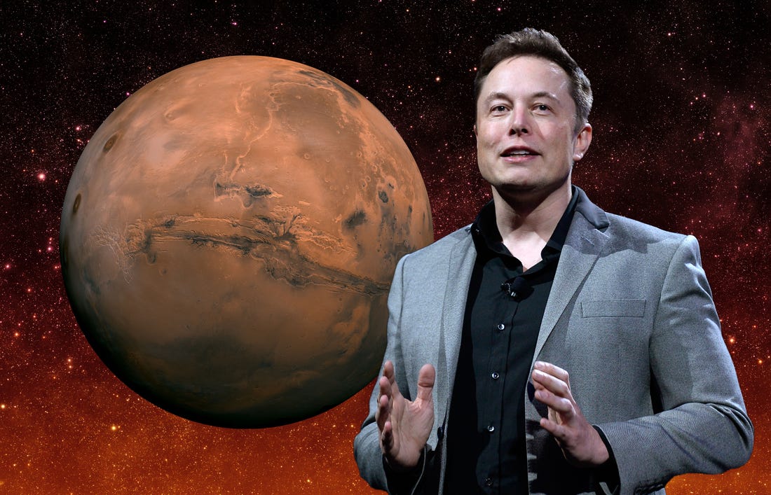Tỷ phú Elon Musk hiện đang đi đầu trong tham vọng đưa con người sang định cư ở sao Hỏa.