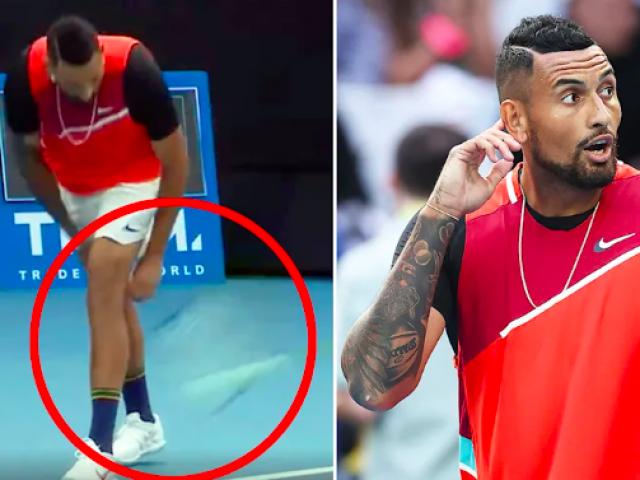 Thể thao - Kyrgios lại "gây rối" Australian Open 2022, sững sờ giao bóng qua 2 chân