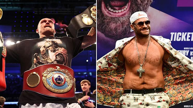 Usyk - Fury dự kiến sẽ đối đầu nhau để thống nhất các đai hạng nặng