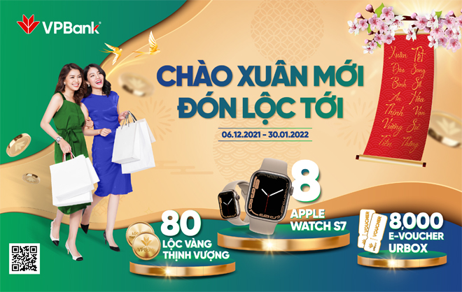 VPBank trao loạt quà tặng đầu tiên cho khách hàng may mắn của chương trình "Chào xuân mới - đón lộc tới" - 2