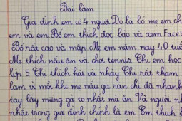 Bạn trẻ - Cuộc sống - Học sinh lớp 2 "bóc phốt" cả gia đình khiến dân mạng bật cười vì quá đỗi đáng yêu