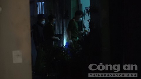 Công an có mặt&nbsp;tại hiện trường.