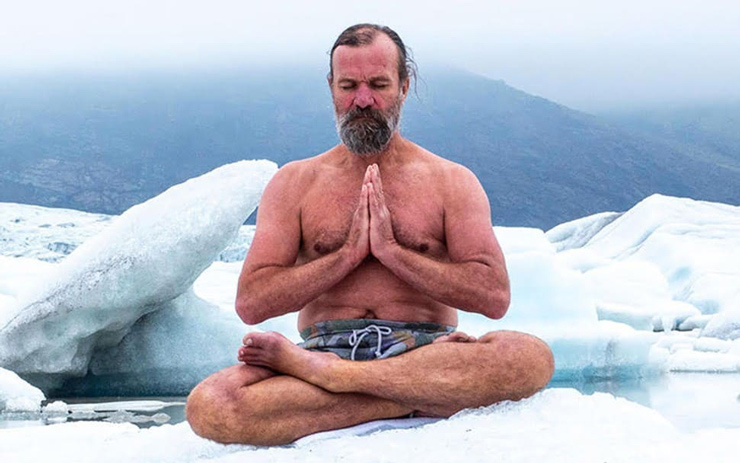 Wim Hof là người có thể chịu được cái lạnh "thấu da thịt"