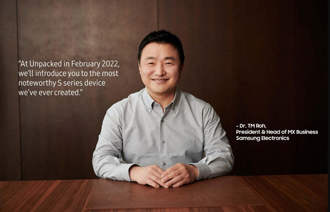 Ông TM Roh, Chủ tịch kiêm Giám đốc Kinh doanh MX của Samsung Electronics.