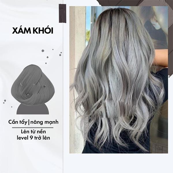 Combo 3 sản phẩm Thuốc nhuộm tóc màu Xám Trắng  trợ nhuộm  gang tay  nhuộm tóc loại siêu dưỡng mới nhất chính hãng Blinkhair  Lazadavn