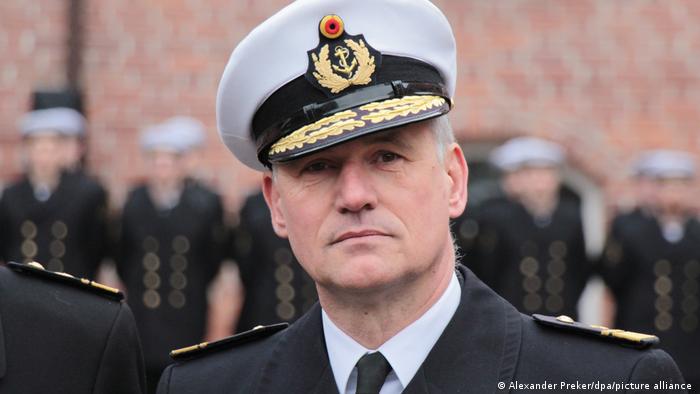 Tư lệnh hải quân Đức Kay-Achim Schönbach xin nghỉ việc sau phát ngôn gây tranh cãi về ông Putin. Ảnh: PA
