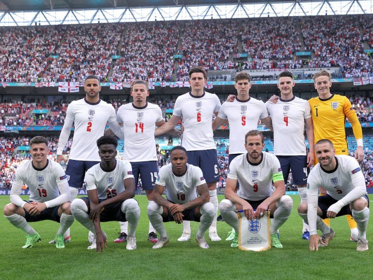 Đội hình ĐT Anh tham dự trận chung kết EURO