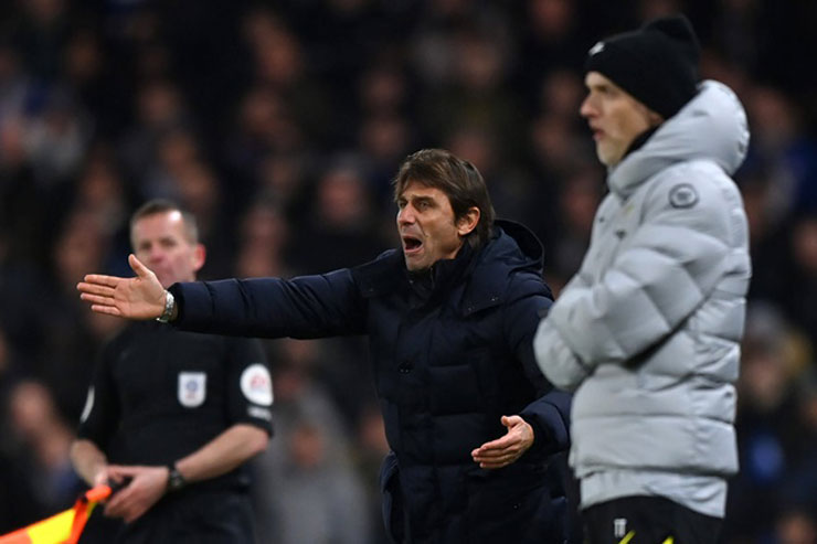 HLV Conte và Tottenham thua Chelsea 0-2 cuối tuần qua