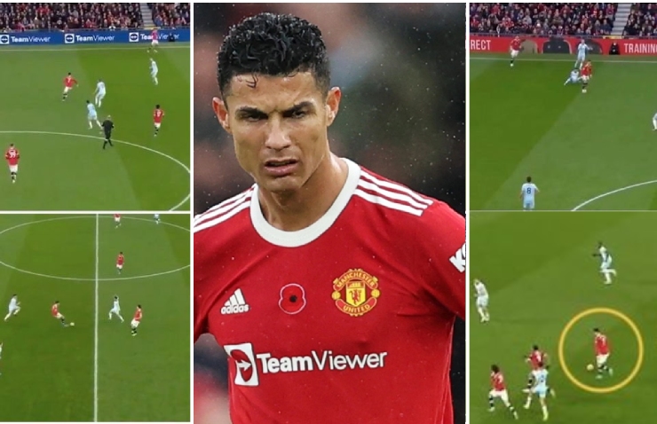 Ronaldo được thử sức ở vai trò "nhạc trưởng"&nbsp;trong trận MU - West Ham