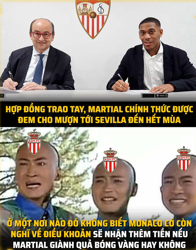 Khi Monaco vẫn đang ngồi ngóng Martial đoạt Quả bóng vàng.